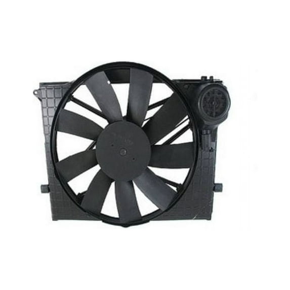 A/C Condenser Fan Assembly - Compatible with 2000 - 2001 Mercedes-Benz S500