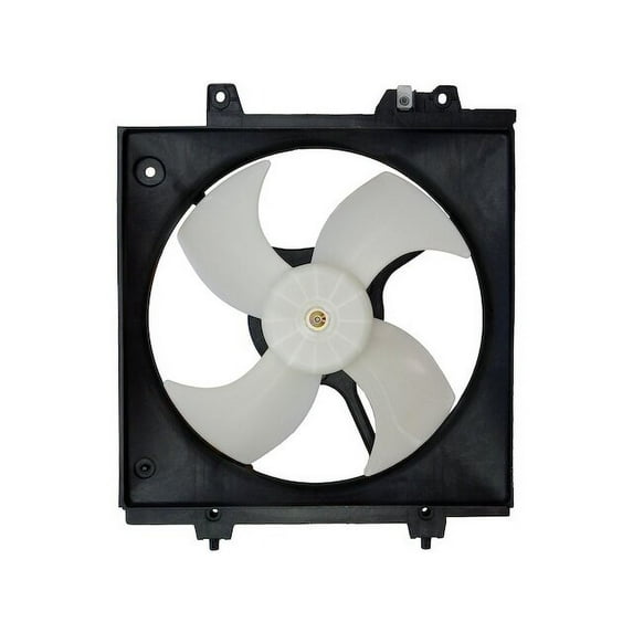 A/C Condenser Fan Assembly - Compatible with 2000 - 2004 Subaru Legacy 2001 2002 2003