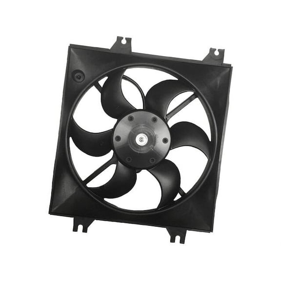 A/C Condenser Fan Assembly - Compatible with 2000 - 2005 Hyundai Accent 2001 2002 2003 2004
