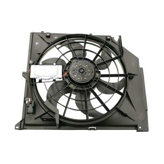 A/C Condenser Fan Assembly - Compatible with 2001 - 2006 BMW 330Ci 2002 2003 2004 2005