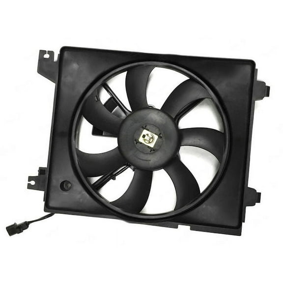 A/C Condenser Fan Assembly - Compatible with 2001 - 2006 Hyundai Elantra 2002 2003 2004 2005