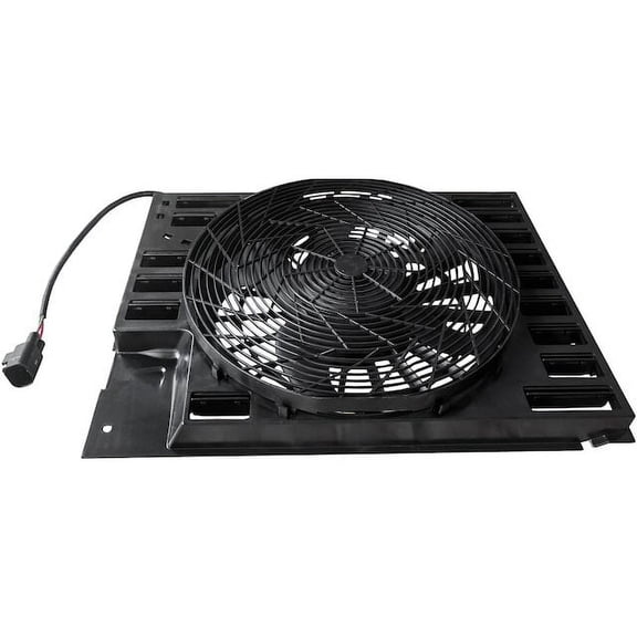A/C Condenser Fan Assembly - Compatible with 2002 - 2003 BMW 745Li
