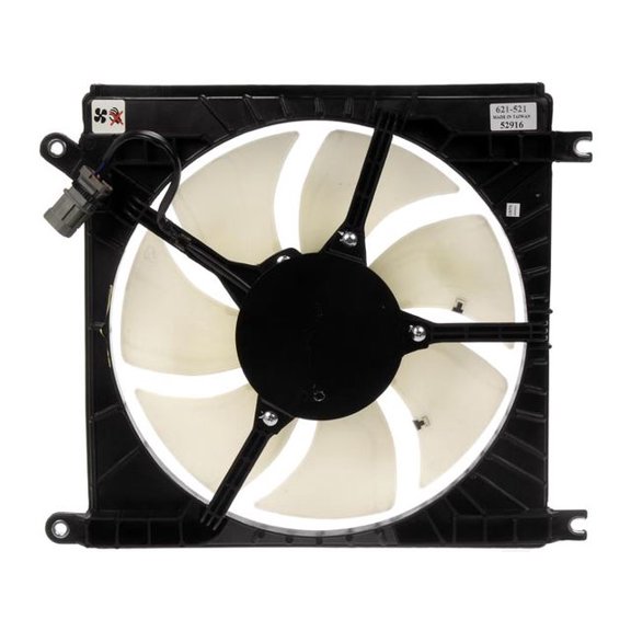 A/C Condenser Fan Assembly - Compatible with 2002 - 2007 Suzuki Aerio 2003 2004 2005 2006