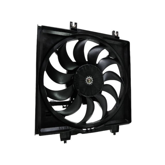 A/C Condenser Fan Assembly - Compatible with 2008 - 2011 Subaru Impreza 2.5L H4 Turbocharged 2009 2010