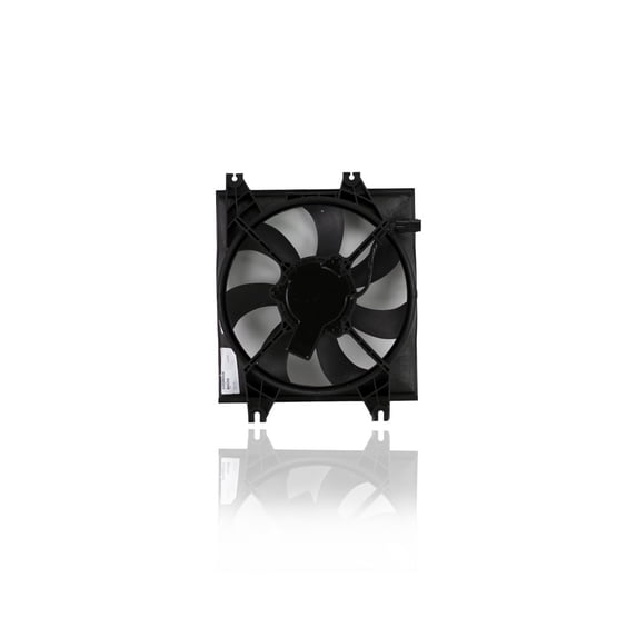 A-C Condenser Fan Assembly - Pacific Best Inc. Compatible/Replacement for '00-06 Hyundai Accent Automatic 1.5/1.6L - 9773025000