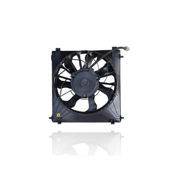 A-C Condenser Fan Assembly - Pacific Best Inc. Compatible/Replacement for '12-21 Tesla Model S - Left Hand - Driver - 600761400D