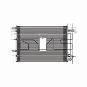 A/C Condenser Fits 1984 Dodge Aries