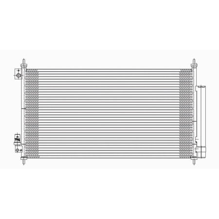 A/C Condenser Fits 1984 Dodge Colt
