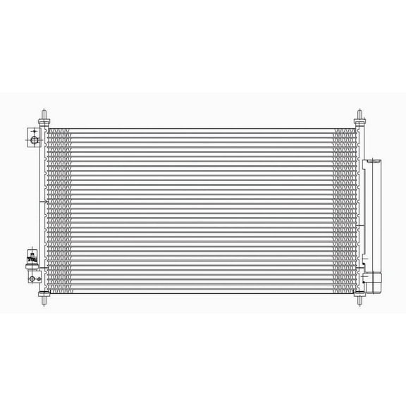 A/C Condenser Fits 1984 Dodge Colt