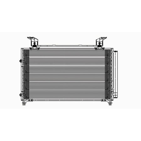 A/C Condenser Fits 1992 Ford Probe