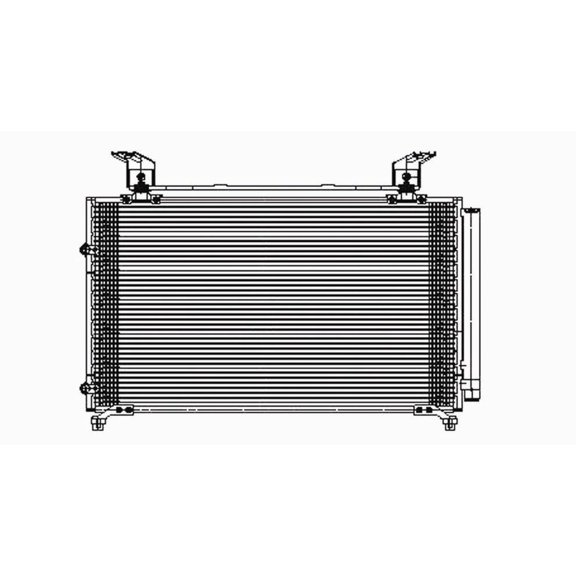 A/C Condenser Fits 1992 Ford Probe