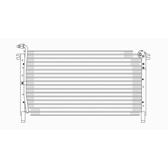 A/C Condenser Fits 1995 Nissan Pathfinder