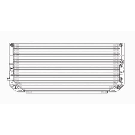 A/C Condenser Fits 1998 Pontiac Firebird