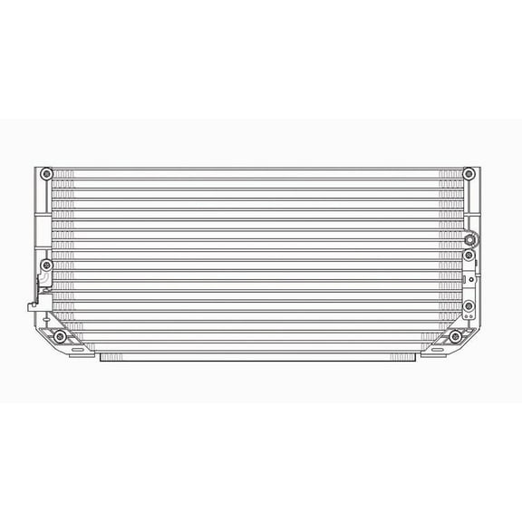 A/C Condenser Fits 1998 Pontiac Firebird