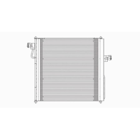 A/C Condenser Fits 1998 Volvo S70