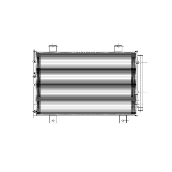 A/C Condenser Fits 2011 Subaru Impreza