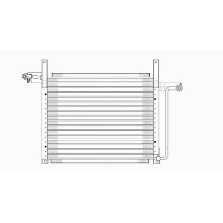 A/C Condenser Fits 2013 Volvo XC70