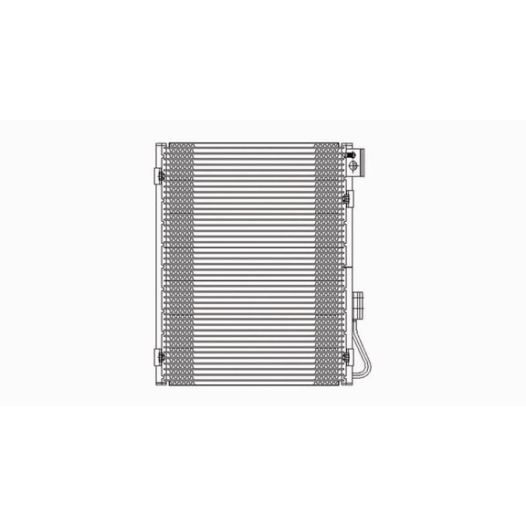 A/C Condenser Fits select: 2002-2008 DODGE RAM 1500, 2005-2009 DODGE RAM 2500