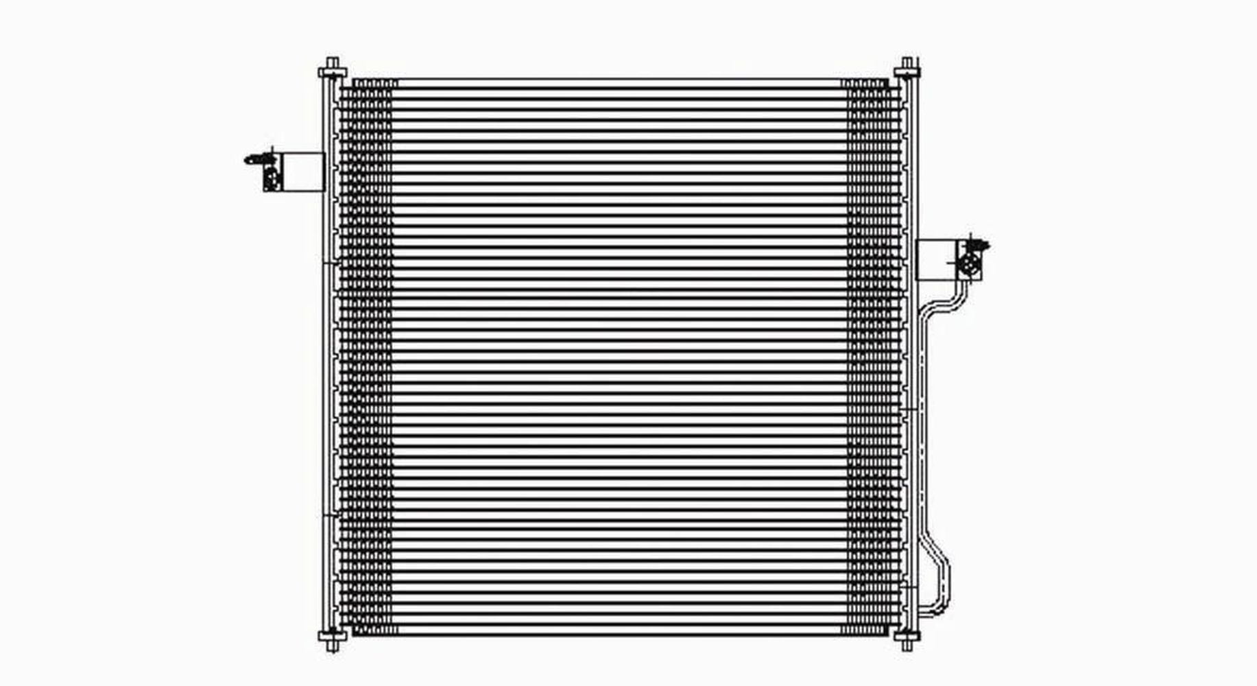 A/C Condenser Fits select: 2002-2010 FORD EXPLORER, 2007-2010 FORD EXPLORER SPORT TRAC
