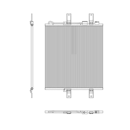 A/C Condenser Fits select: 2003-2006 DODGE RAM 2500, 2003-2006 DODGE RAM 3500