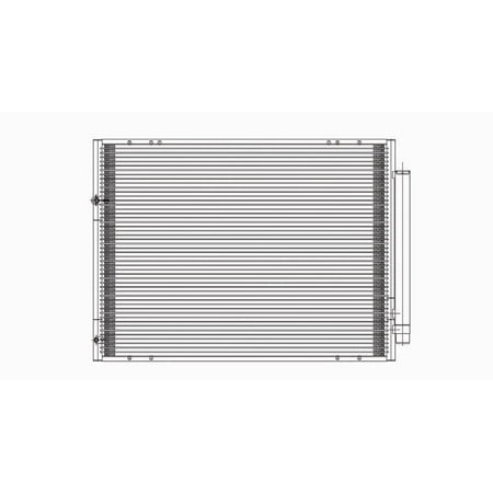 A/C Condenser Fits select: 2004-2010 TOYOTA SIENNA