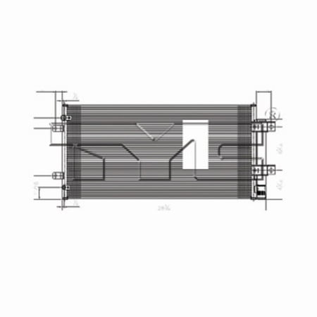 A/C Condenser Fits select: 2012-2014 FORD EDGE