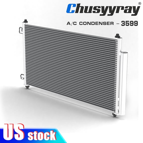A/C Condenser For 2009 Honda CR-V 3599 Aluminum 2.4L 4-Door
