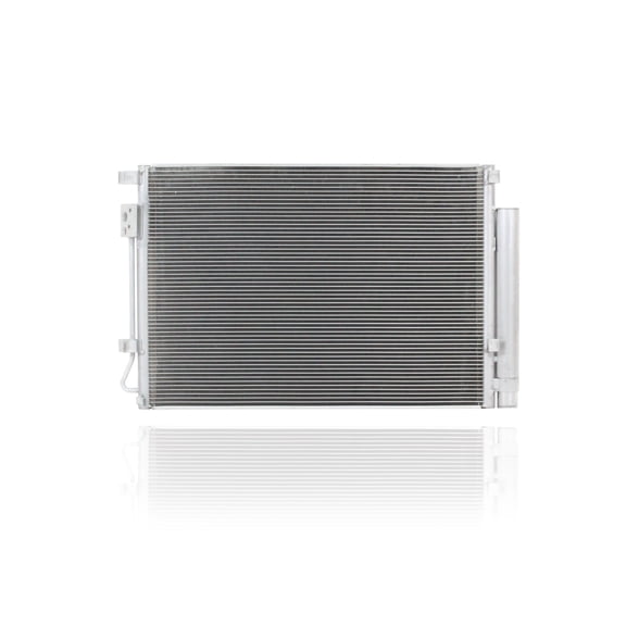 A/C Condenser - Pacific Best Inc For/Fit 4438 Kia Rio5 Rio Sedan Hyundai Accent Sedan Hatchback Veloster w/Receiver & Dryer Parallel Flow