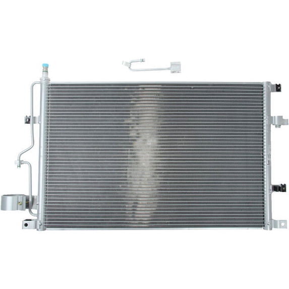 A/C Condenser and Receiver Drier Assembly - Compatible with 2001 - 2005 Volvo V70 2002 2003 2004