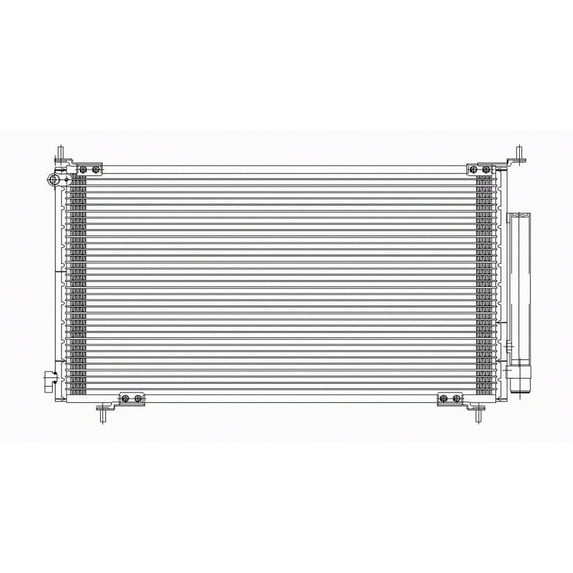A/C Condenser for Honda CR-V 2002-2006 Aluminium CNDDPI3112