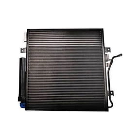 A/C Condenser with Built-in Cooler and Receiver/Dryer - Compatible with 2007 - 2011 Dodge Nitro Automatic 2008 2009 2010