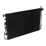 A/C Condenser with Drier - Compatible with 2010 - 2015 Chevy Equinox 2.4L L4 3.0L V6 with Automatic Transmission 2011 2012 2013 2014