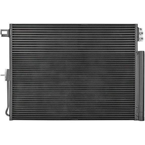 A/C Condenser - with Integral Transmission Cooler - Compatible with 2011 - 2018 Dodge Durango (Excluding 2014 - 2015 S.R.T.8) 2012 2013 2016 2017