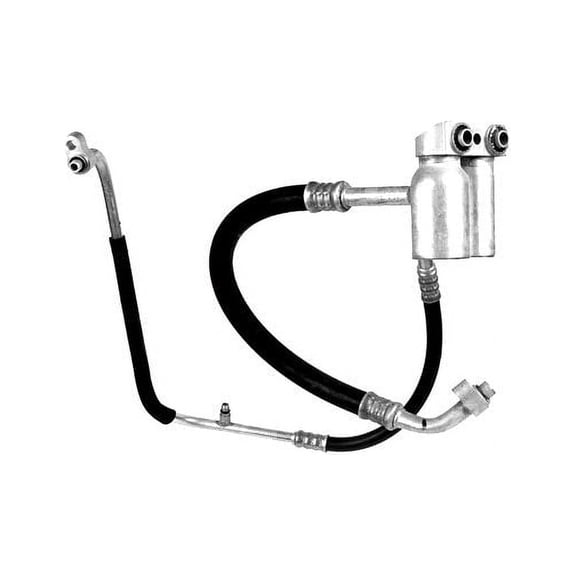 A/C Discharge / Suction Hose Assembly - Compatible with 2001 - 2002 Chevy Silverado 2500 HD 6.0L V8