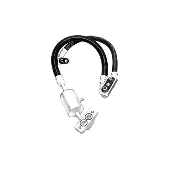 A/C Discharge and Liquid Line - Compatible with 1982 - 1988 Dodge D250 1983 1984 1985 1986 1987
