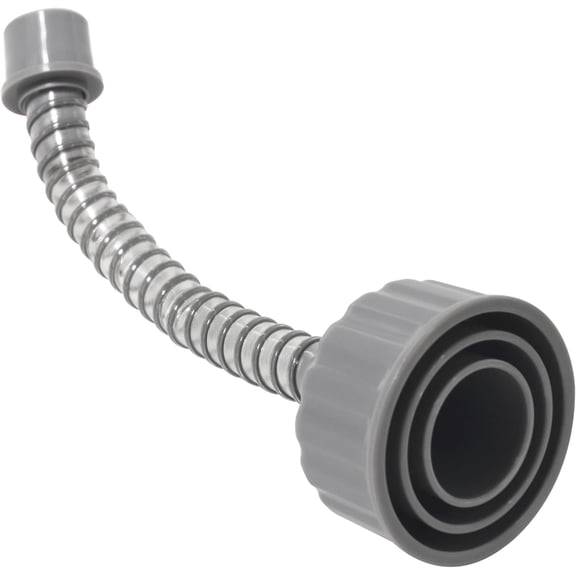 A/C Drain Lines Cleaner Tool in Wet Vac Attachment To Unclog And Evacuate, ABS Plastic Vacuum Hose Compatiable With Most PVC Pipe Sizes, Easy Use, Grey