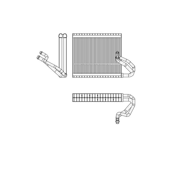 A/C Evaporator Core Fits select: 2011-2017 NISSAN JUKE, 2009 NISSAN CUBE