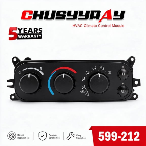 A/C Heater Climate Control Module 599-212 For 2002-2005 Dodge Ram 1500/2500/3500