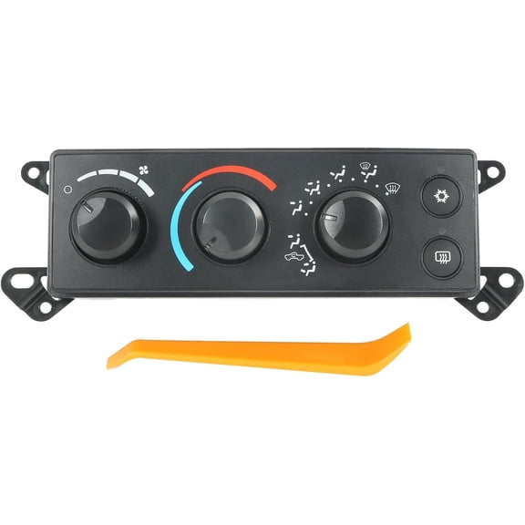 A/C Heater Climate Control Module Compatible with 2006-2008 Dodge Ram 1500 2500 3500 Air Conditioning Heater Control Switch Panel Replace# P55056569AD, 55056569AE
