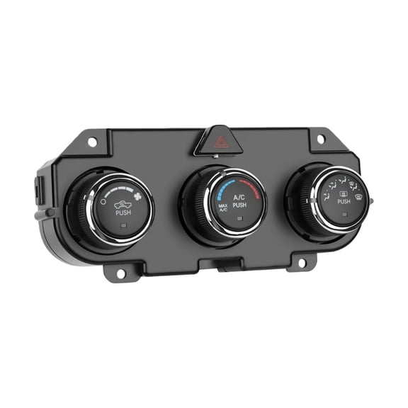 A/C Heater Climate Control Module Panel Switch For Dodge RAM 1500 2500 3500 2013-2018, Car Climate Control Module Accessories Assembly, OEM: 68268189AA-Black