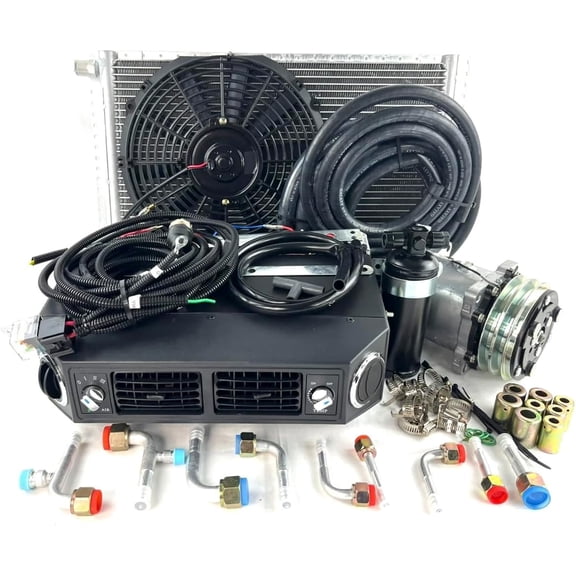 A/C KIT UNIVERSAL UNDERDASH EVAPORATOR 432-100 12V WITH ELECTRICAL HARNESS