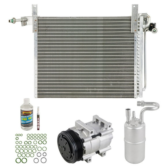 A/C Kit w/ AC Compressor Condenser DrierFor 1994 Ford Ranger V6 Mazda B3000 B4000 w/ Factory R134a AC - BuyAutoParts