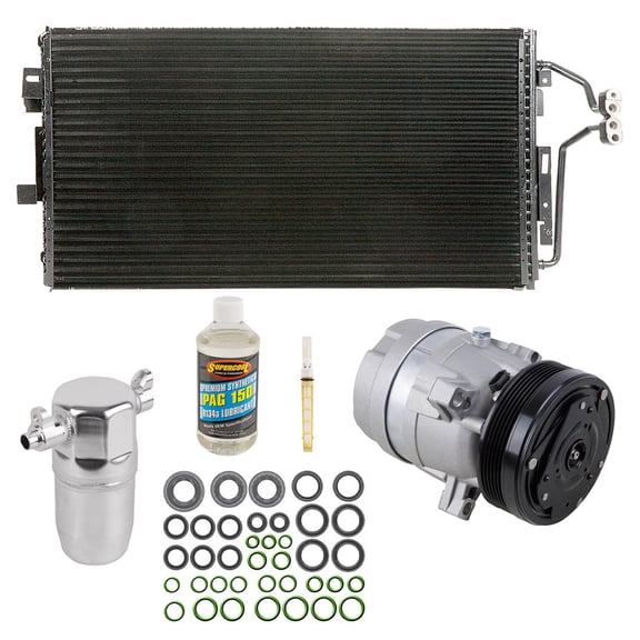 A/C Kit w/ AC Compressor Condenser & Drier For Buick LeSabre & Pontiac Bonneville V6 2000-2005 - BuyAutoParts