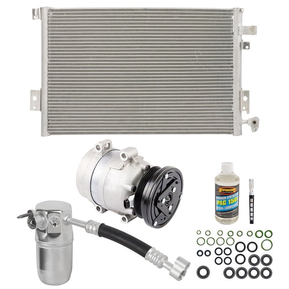 A/C Kit w/ AC Compressor Condenser DrierFor Chevy Camaro Z28 Z/28 SS Pontiac Firebird Trans Am 1997-2002 LS1 V8 - BuyAutoParts