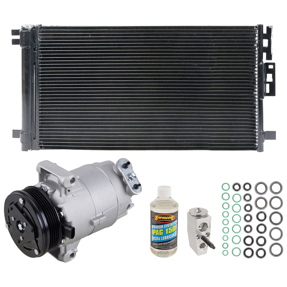 A/C Kit w/ AC Compressor Condenser & Drier For Chevy Cobalt Saturn Ion Pontiac G5 Replaces Delphi - BuyAutoParts
