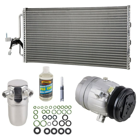 A/C Kit w/ AC Compressor Condenser & Drier For Chevy Impala Monte Carlo Pontiac Grand Prix Buick Regal 3.8L V6 - BuyAutoParts