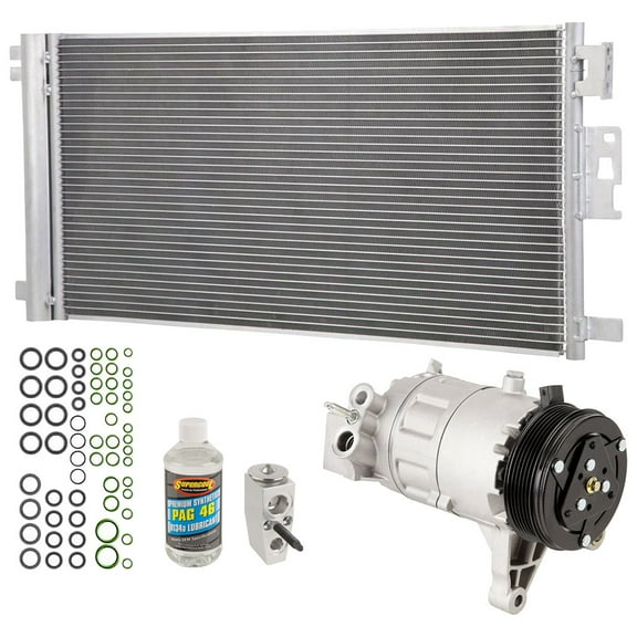 A/C Kit w/ AC Compressor Condenser & Drier For Chevy Malibu Pontiac G6 & Saturn Aura w/ 3.5L or 3.9L V6 - BuyAutoParts