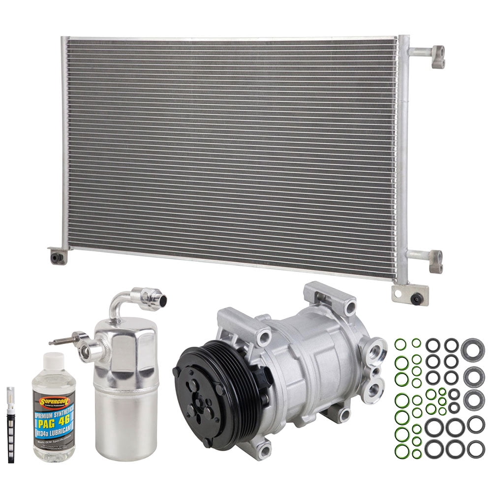 A/C Kit w/ AC Compressor Condenser & Drier For Chevy Silverado & GMC Sierra 1999 2000 2001 2002 GMT800 - BuyAutoParts