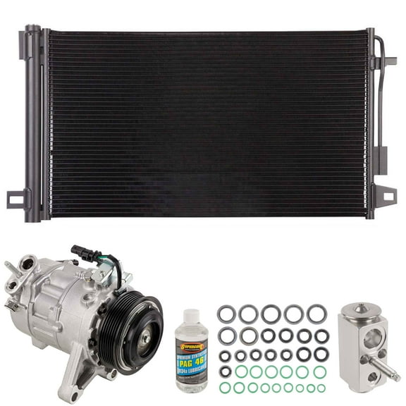 A/C Kit w/ AC Compressor Condenser & Drier For Chevy Traverse GMC Acadia & Buick Enclave - BuyAutoParts