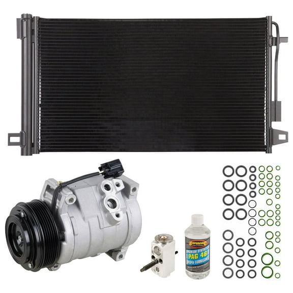 A/C Kit w/ AC Compressor Condenser & Drier For Chevy Traverse GMC Acadia Buick Enclave Saturn Outlook 2007-2012 - BuyAutoParts